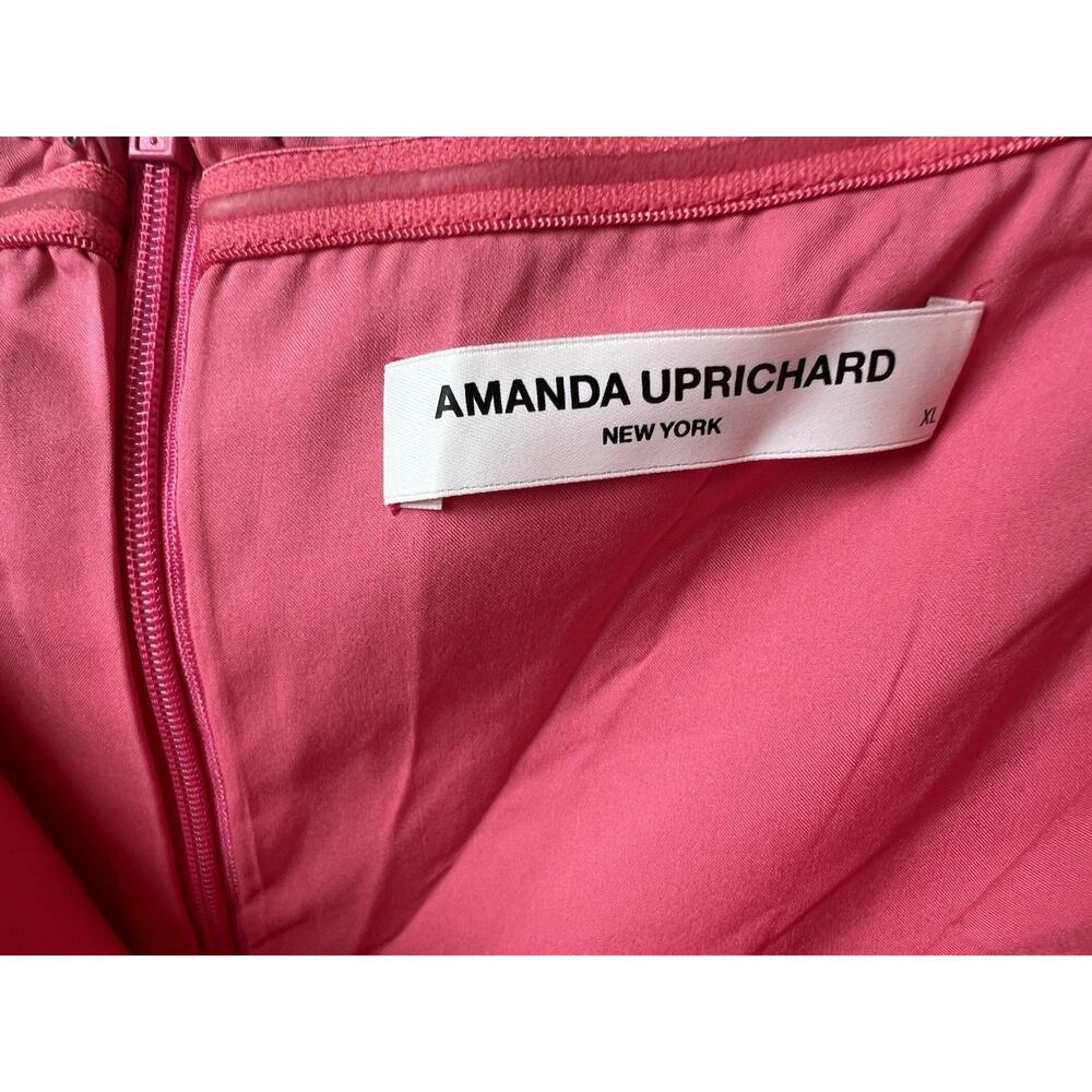 Amanda Uprichard Venezia Midi Teared Dress Floral Romantic, Size XL MSRP $268 - Picture 6 of 11